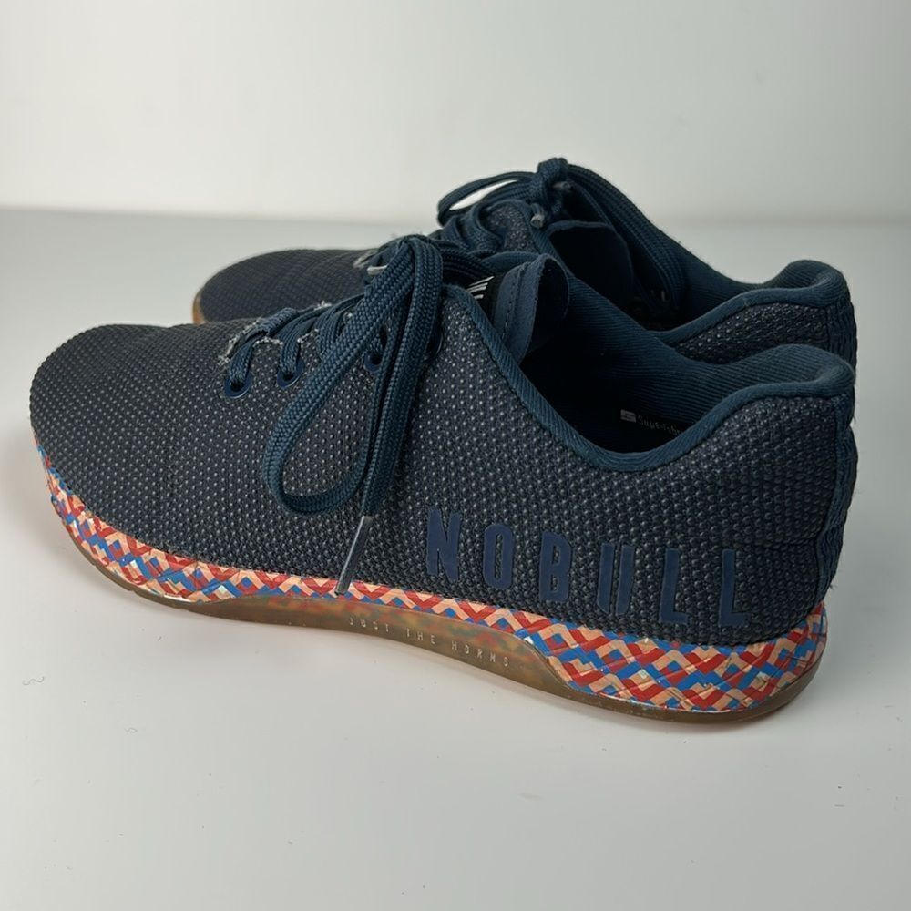 NOBULL SuperFabric Trainers NAVY PIXEL Gym CrossFit SNEAKERS Unisex W=9 M=7.5 - Picture 3 of 8
